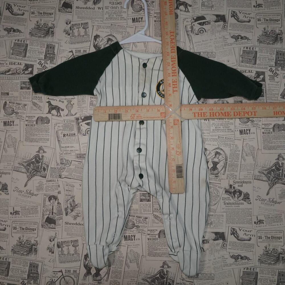 6 - Vintage Y2K youth baby MLB oakland a's athletics onsie